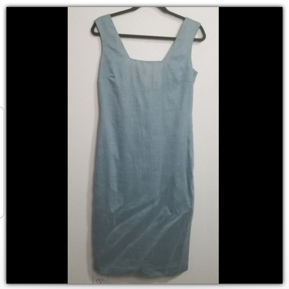 Laundry by Shelli Segal linen blend dress - Picture 1 of 4